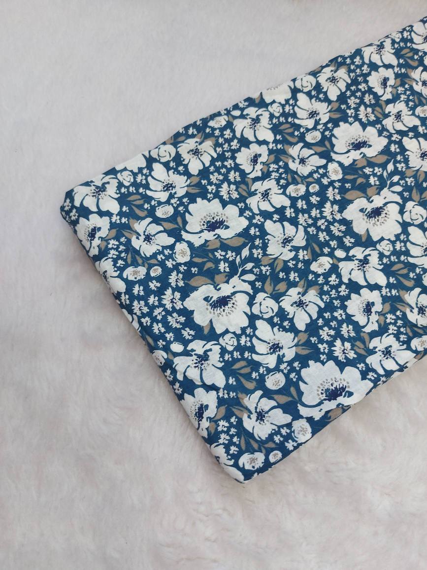 Beautiful Floral Print Cotton Fabric