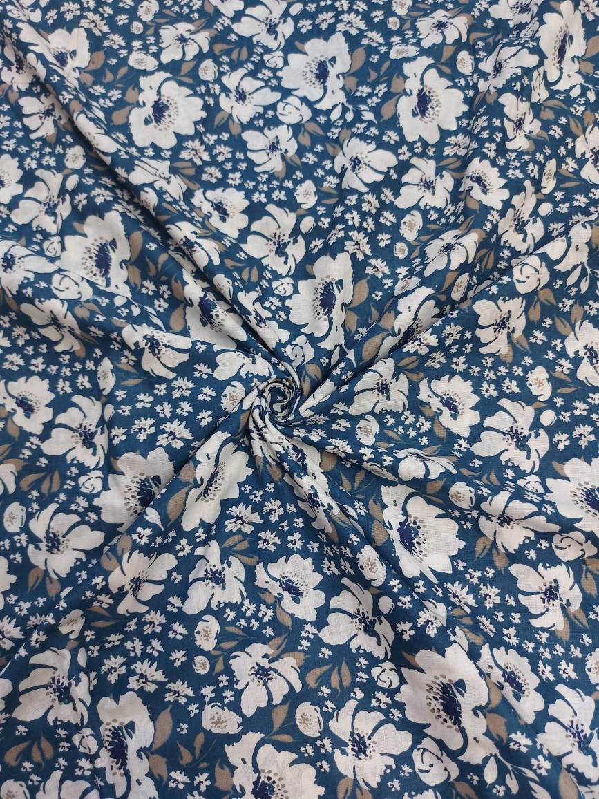 Beautiful Floral Print Cotton Fabric