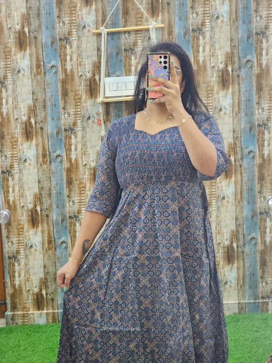 Cotton Smocking Dress ABK9