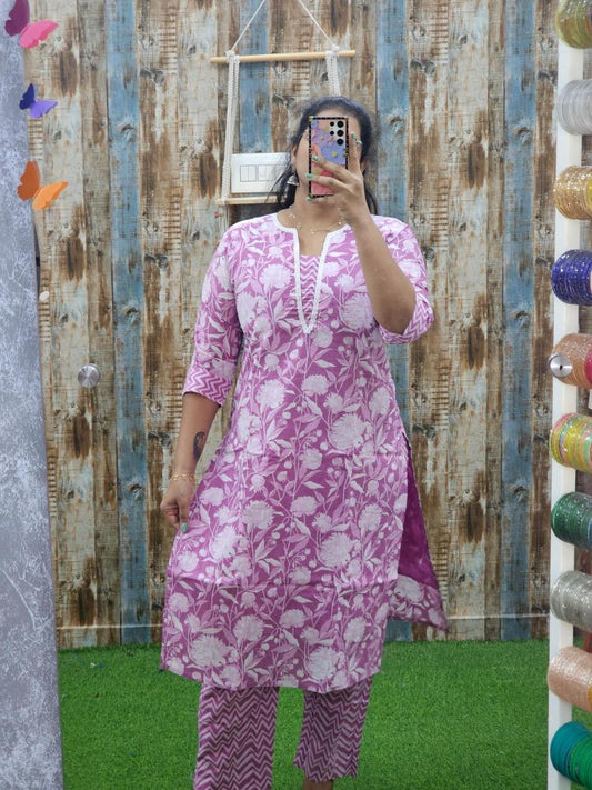 Cotton 2 Pc Suit aby86