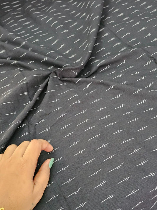 Black Ikkat Fabric