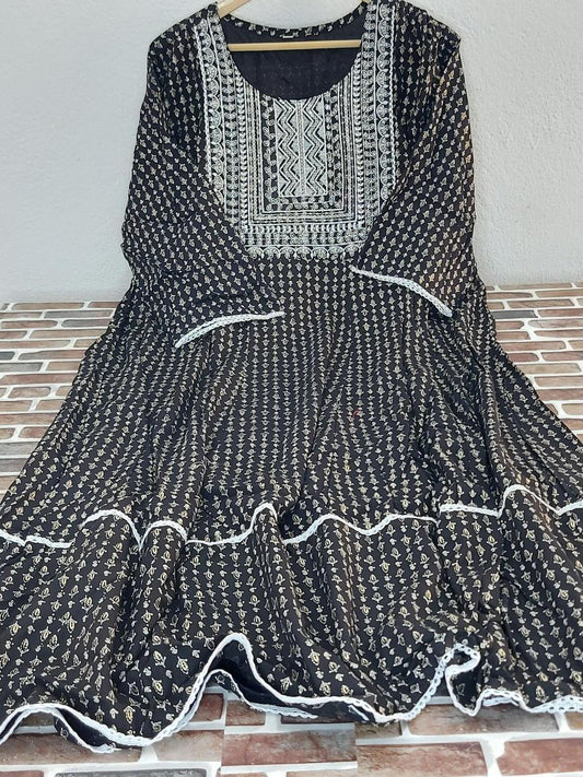 Black Anarkali