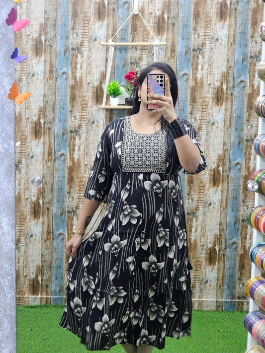 Special Rayon Anarkali Tops abak97