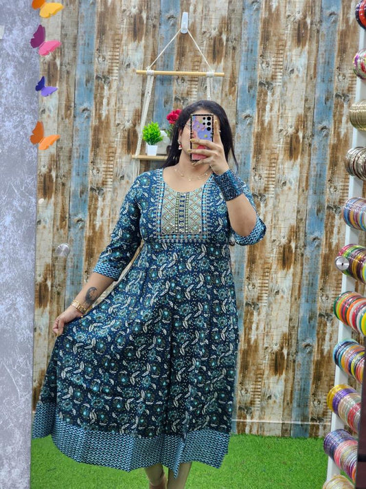Anarkali Printed Tops abak77