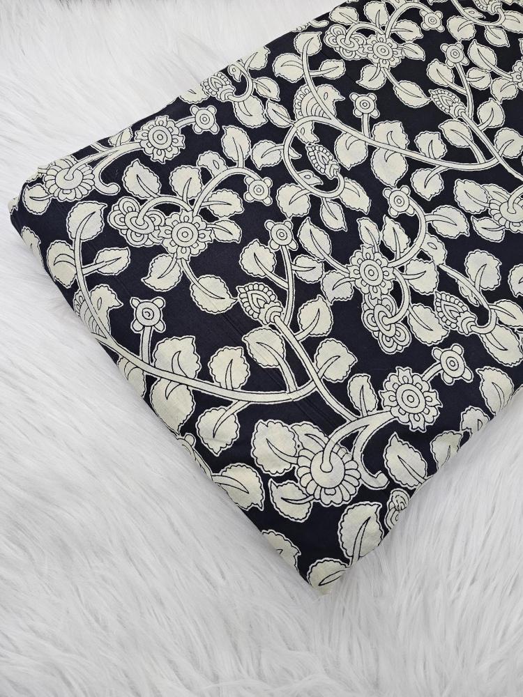 Black Base Pure Cotton Fabric